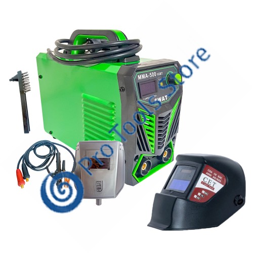 Aparat de sudura , Tip Invertor , Swat-Profesional GREEN , MMA500 , afisaj electronic + Masca sudura heliomata Aparat de sudura , Tip Invertor , Swat-Profesional GREEN , MMA500 , afisaj electronic + Masca sudura heliomata