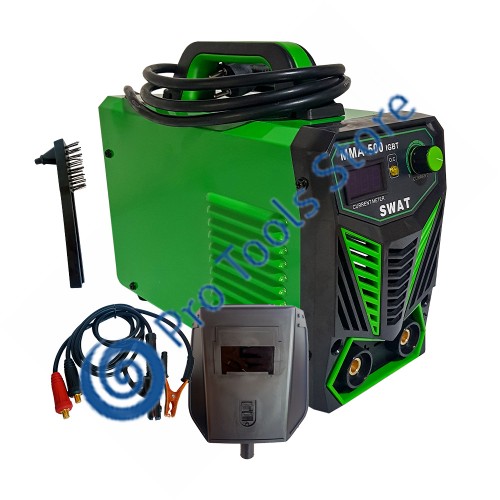 Aparat de sudura , Tip Invertor , Swat-Profesional GREEN , MMA500 , afisaj electronic , accesorii incluse Aparat de sudura , Tip Invertor , Swat-Profesional GREEN , MMA500 , afisaj electronic , accesorii incluse