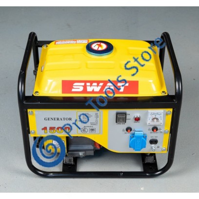 Generator curent pe benzina SWAT 1500W, 3CP, priza 220V si 12V