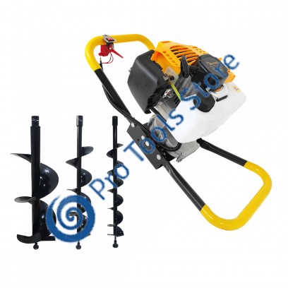 Motoburghiu Mustang 2 Timpi , 4 Cp , 6500 rpm , 52 CC, 3 burghie 100/150/200 MM x 800 Cm lungime