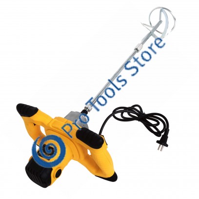 Mixer electric mortar, vopsea, 2400W, albastru , paleta din 2 bucati Mixer electric mortar, vopsea, 2400W, albastru , paleta din 2 bucati
