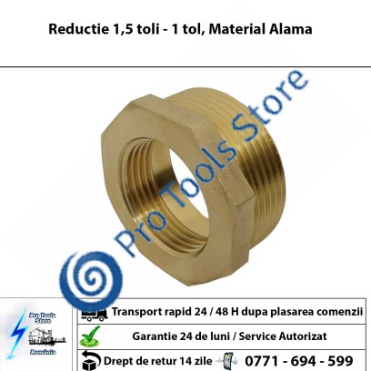 Reductie 1,5 toli - 1 tol, Material Alama