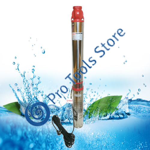 Pompa submersibila de mare adancime, DDT, 4SDM2-12, 1800 W, Inox, 12 turbine