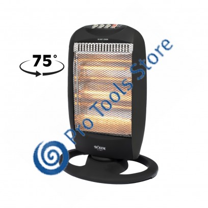 Incalzitor electric cu quartz BHH05 BÖHM, 3 trepte de putere 400/800/1200 W, Suprafața de încălzire 20-25 m² Incalzitor electric cu quartz BHH05 BÖHM, 3 trepte de putere 400/800/1200 W, Suprafața de încălzire 20-25 m²