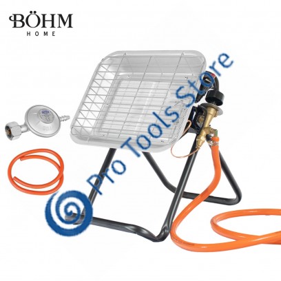 Incalzitor pe gaz GPL BÖHM BF-009D-02, 4,5 kW , 20-80 m², Regulator GPL + Furtun GPL 1,5 m Incalzitor pe gaz GPL BÖHM BF-009D-02, 4,5 kW , 20-80 m², Regulator GPL + Furtun GPL 1,5 m