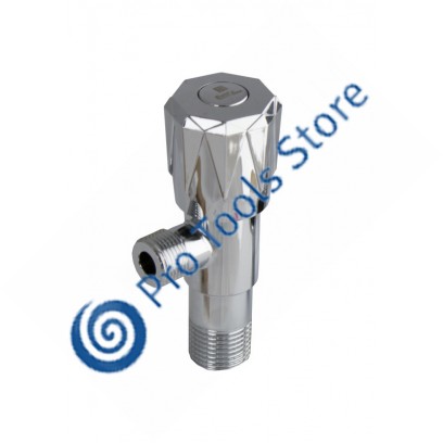 Robinet coltar inox design diamant 1/2"*3/8"