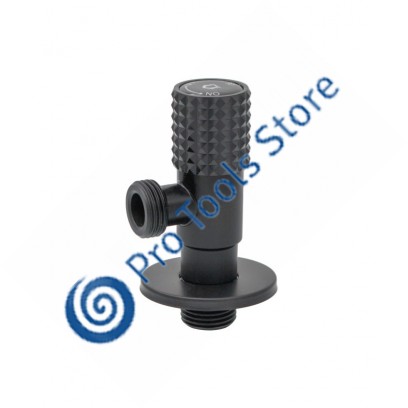 Robinet coltar inox BLACK MATTE 1/2x3/4"