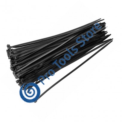 Colier plastic negru, 5x250, 100 bucati, VARGO V-118146