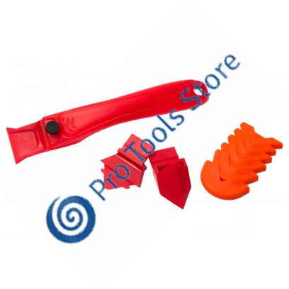 Set pentru aplicat/curatat silicon 9 piese