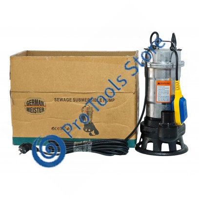 Pompa pentru apa murdara - drenaj, German Meister, cu plutitor, fara tocator, 2200 W Pompa pentru apa murdara - drenaj, German Meister, cu plutitor, fara tocator, 2200 W