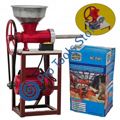 Masina de tocat carne profesionala, German Meister, 1,2 kw, 1400 rpm , nr 32 , palnie inox