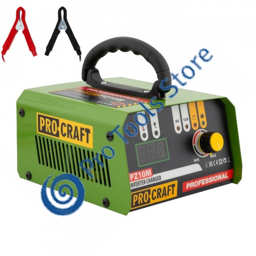 Incarcator auto cu cablu Procraft Pz10M, 165 W, 6-12V, 10-150 Ah