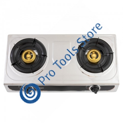 Plită cu două arzătoare și aprindere electrică BÖHM BG-MG-002C Chrome