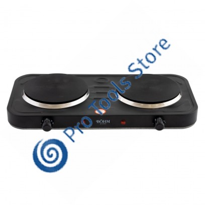 Plită electrică dublă BÖHM BE-H-004L-B negru Plită electrică dublă BÖHM BE-H-004L-B negru