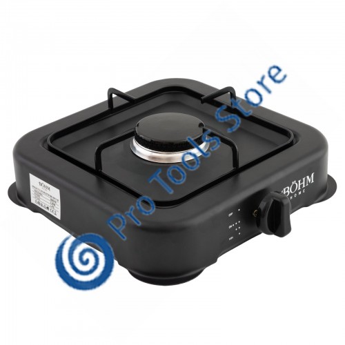 Plită cu un arzător pe gaz BÖHM BG-2811-B Negru