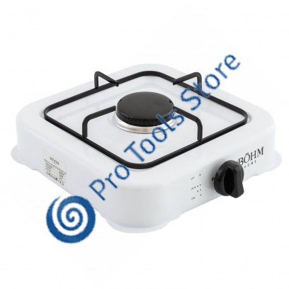 Plită cu un arzător pe gaz BÖHM BG-2811-W alb Plită cu un arzător pe gaz BÖHM BG-2811-W alb