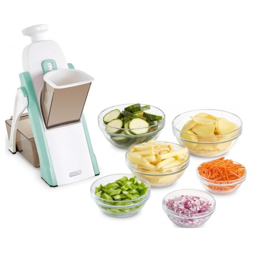 Mandolină Profesională Multifuncțională pentru Legume și Fructe SafeSlice – Grosime Reglabilă, Feliere, Julienne, Cuburi, Mărunțire, Sistem de Protecție și Recipient Colector Mandolină Profesională Multifuncțională pentru Legume și Fructe SafeSlice – Grosime Reglabilă, Feliere, Julienne, Cuburi, Mărunțire, Sistem de Protecție și Recipient Colector