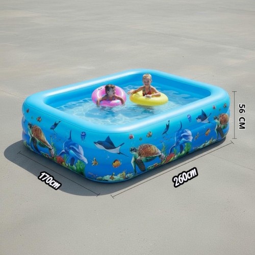 Piscină Gonflabilă Family pentru Copii și Adulți, 260x170x56 cm