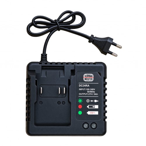 Încărcător Rapid German Meister pentru Acumulatori Li-Ion 24V MAX, 5A, Indicator LED Încărcător Rapid German Meister pentru Acumulatori Li-Ion 24V MAX, 5A, Indicator LED