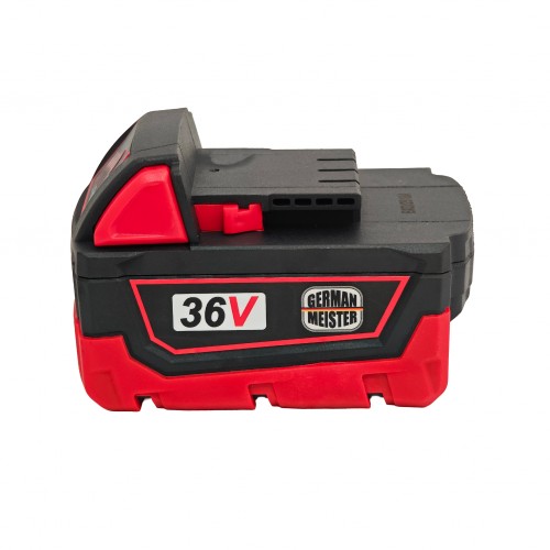 Acumulator German Meister Red, 36 V, 5 Ah , Compabilitate Milwaukee Acumulator German Meister Red, 36 V, 5 Ah , Compabilitate Milwaukee