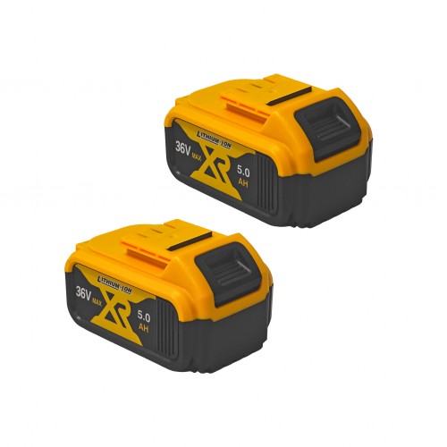 * Promo * 2 x Acumulator Li-Ion XR 36V MAX 5.0Ah – Compatibil cu Scule Electrice pe Acumulator, Capacitate Mare, Încărcare Rapidă * Promo * 2 x Acumulator Li-Ion XR 36V MAX 5.0Ah – Compatibil cu Scule Electrice pe Acumulator, Capacitate Mare, Încărcare Rapidă