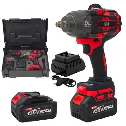 Cheie de Impact Profesională German Meister 36V MAX Brushless ,1000 Nm, Mandrină 1/2" Cheie de Impact Profesională German Meister 36V MAX Brushless ,1000 Nm, Mandrină 1/2"