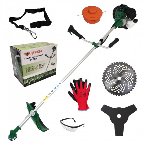 Motocoasa pe benzina 2 timpi . Ruseasca , 3500 W , 8500 Rpm , Accesorii incluse , 4.7 Cp
