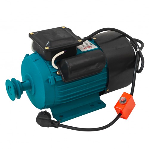 Motor Electric Monofazat DDT 3 kW, 1500 RPM, 230V, Bobinaj 100% Cupru, Protecție la Suprasarcină, Fulie Inclusă, IP44