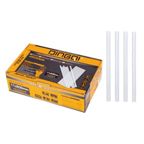 Baghete Siliconice DINGQI 11 × 200 mm, 1 kg – Rezerve pentru Pistol de Lipit, Adeziv Termofuzibil Universal