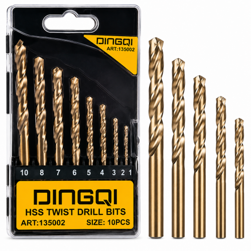 Set Burghie pentru Metal DINGQI Cobalt HSS 8 Piese 3–10 mm – Profesionale pentru Oțel, Inox și Metale Dure Set Burghie pentru Metal DINGQI Cobalt HSS 8 Piese 3–10 mm – Profesionale pentru Oțel, Inox și Metale Dure