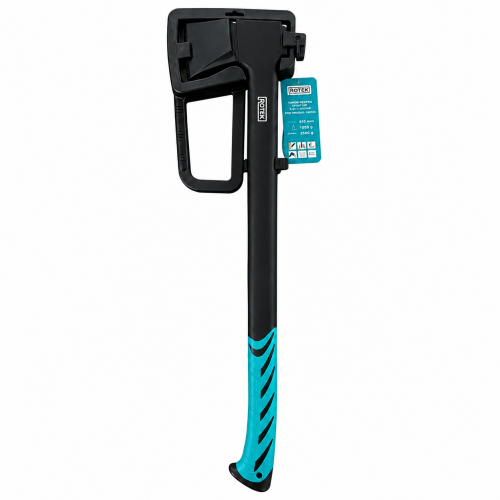 Topor pentru Despicat ROTEK 38", 2650 g, Coadă Fibră de Sticlă, Lungime 970 mm, Protecție Lamă