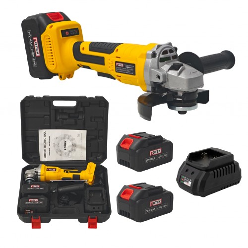 Polizor Unghiular (Flex) ROTEK cu 2 Acumulatori 36V 4Ah, Disc 125 mm, 8500 RPM, Încărcător și Valiză Transport Polizor Unghiular (Flex) ROTEK cu 2 Acumulatori 36V 4Ah, Disc 125 mm, 8500 RPM, Încărcător și Valiză Transport