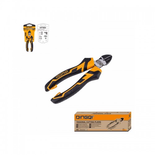 Clește tăietor diagonal DINGQI 6" (160 mm) Cr-V – Clește profesional pentru tăiere sârmă și cabluri Clește tăietor diagonal DINGQI 6" (160 mm) Cr-V – Clește profesional pentru tăiere sârmă și cabluri