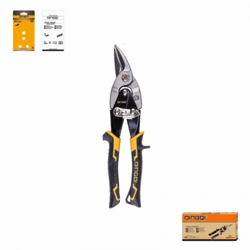 Foarfecă pentru profile metalice cu tăiere stânga 10" (255 mm) DINGQI – Cr-V, pentru tablă și profile metalice Foarfecă pentru profile metalice cu tăiere stânga 10" (255 mm) DINGQI – Cr-V, pentru tablă și profile metalice