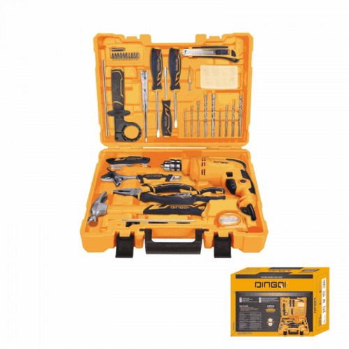 Trusă de Scule DINGQI 44 Piese cu Mașină de Găurit/Înșurubat – Scule CR-V, Set Complet pentru Casă, Atelier și Bricolaj Trusă de Scule DINGQI 44 Piese cu Mașină de Găurit/Înșurubat – Scule CR-V, Set Complet pentru Casă, Atelier și Bricolaj