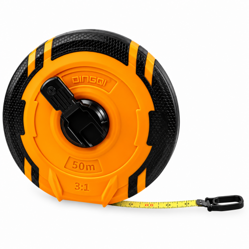 Ruletă din Fibră de Sticlă DINGQI EA02401, 30 m × 15 mm, Tambur Închis, Manivelă pentru Retragere Rapidă Ruletă din Fibră de Sticlă DINGQI EA02401, 30 m × 15 mm, Tambur Închis, Manivelă pentru Retragere Rapidă
