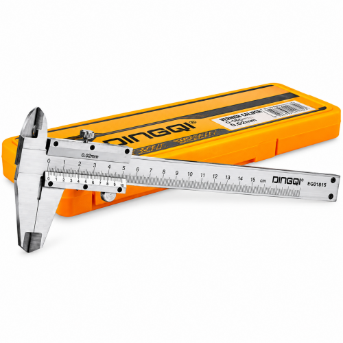 Șubler Mecanic DINGQI EG01815, 0–150 mm, Precizie 0,02 mm, Vernier din Oțel Inoxidabil Șubler Mecanic DINGQI EG01815, 0–150 mm, Precizie 0,02 mm, Vernier din Oțel Inoxidabil