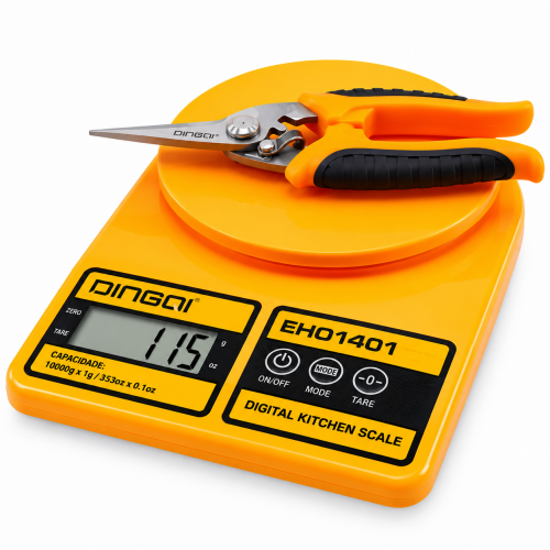 Cântar Digital de Bucătărie DINGQI EH01401, 10 kg, Precizie 1 g, Funcție TARE, Afișaj LCD Cântar Digital de Bucătărie DINGQI EH01401, 10 kg, Precizie 1 g, Funcție TARE, Afișaj LCD