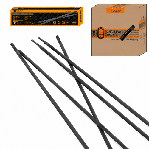 Electrozi Sudură DINGQI 2.5 x 300 mm, Pachet 5 kg, Pentru Oțel Carbon, Sudură MMA Electrozi Sudură DINGQI 2.5 x 300 mm, Pachet 5 kg, Pentru Oțel Carbon, Sudură MMA