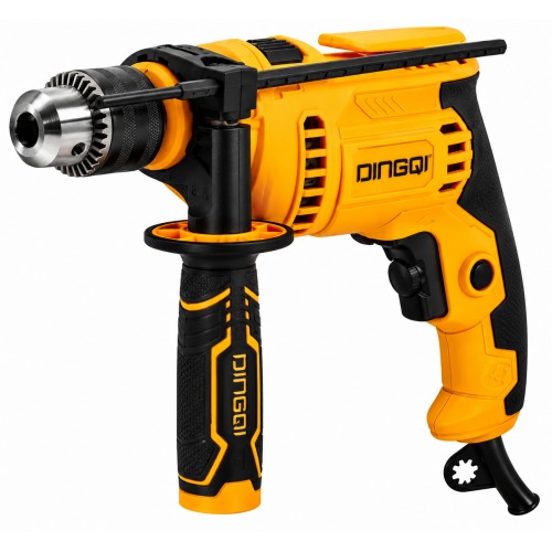 Bormașină Electrică cu Percuție DINGQI JA03413, 550W, Mandrină 13 mm, 0–3000 rpm, Mâner Auxiliar Bormașină Electrică cu Percuție DINGQI JA03413, 550W, Mandrină 13 mm, 0–3000 rpm, Mâner Auxiliar