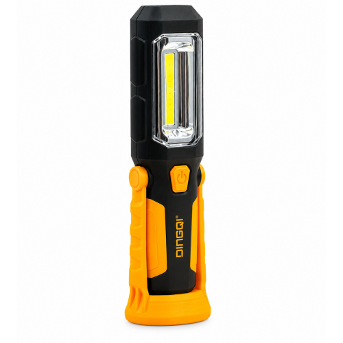 Lanternă de Lucru LED DINGQI, 2W, COB + LED Frontal, Suport Reglabil și Cârlig de Agățare Lanternă de Lucru LED DINGQI, 2W, COB + LED Frontal, Suport Reglabil și Cârlig de Agățare