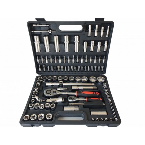 Trusa de chei tubulare Rotor RS108, 108 piese, Crom Vanadium Trusa de chei tubulare Rotor RS108, 108 piese, Crom Vanadium