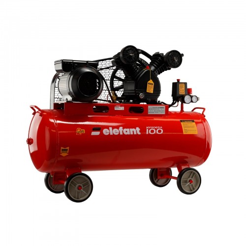 Compresor de aer, capacitate 100 Litri, motor 3 CP, presiune maxima 8 bar, 0.33 m³/min Compresor de aer, capacitate 100 Litri, motor 3 CP, presiune maxima 8 bar, 0.33 m³/min