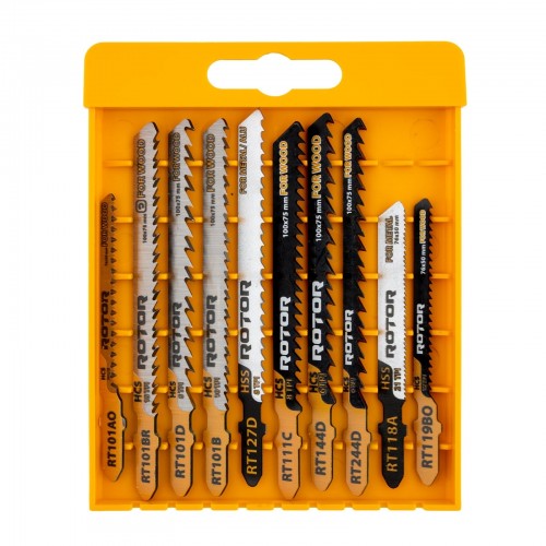 Set 10 Panze fierastrau pendular pentru Lemn/Metal ROTOR RTS1