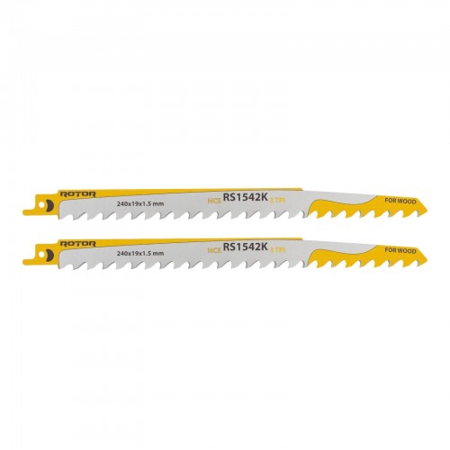 Panza fierastrau pendular pentru Lemn 240x19x1,5 mm Set 2 buc ROTOR RS1542K