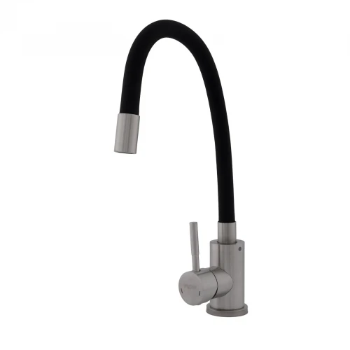 Baterie bucătărie SUS 304 cu pipă flexibilă neagră VITAL FLOW, FB-011 Ref Black Baterie bucătărie SUS 304 cu pipă flexibilă neagră VITAL FLOW, FB-011 Ref Black