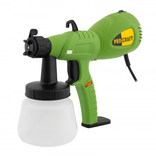 Pistol de vopsit electric Procraft PSE550, 550W , 30000 rotatii, 1.5/1.8mm, 640 ml/min