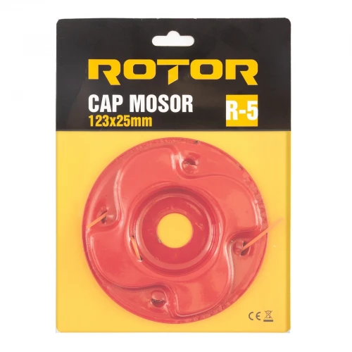 Cap mosor 123x75 mm cu fir 2.4 mm x 2 m ROTOR R-5 