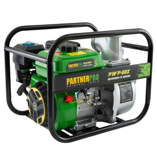 Motopompa / Pompă de apă pe benzină 3" PARTNERPRO PWP60X, 60 m³/h, 6.5 HP , MOTOR 4 TIMPI Motopompa / Pompă de apă pe benzină 3" PARTNERPRO PWP60X, 60 m³/h, 6.5 HP , MOTOR 4 TIMPI