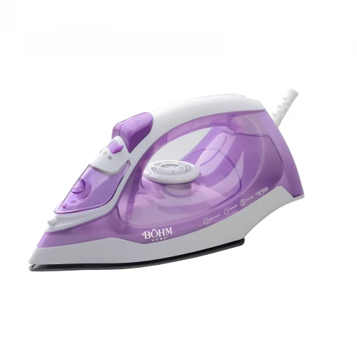 Fier de calcat cu abur BÖHM Home BIC-2201PW, 2200W, rezervor 250 ml, talpa ceramica Fier de calcat cu abur BÖHM Home BIC-2201PW, 2200W, rezervor 250 ml, talpa ceramica